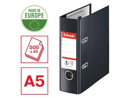 Pák.pořadač Esselte No.1 VIVIDA - A5, 7,5 cm,černý