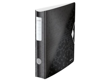 Pák.pořadač Leitz WOW 180° - A4,celopl., 6,5,černý