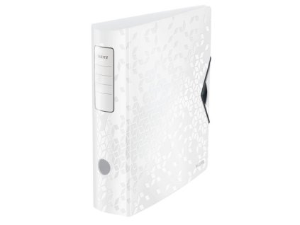 Pák.pořadač Leitz WOW 180° - A4,celoplast,8,2,bílý