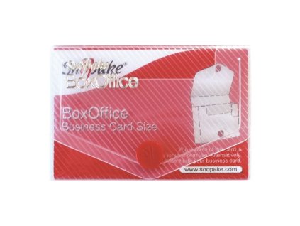 Pouzdro na vizitky či karty - čirá, s drukem, ks