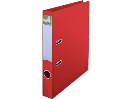 Pák.pořadač Q-C - A4, celoplast, 5 cm, červený