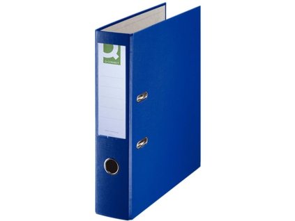 Pák.pořadač Q-C - A4, poloplast, 7,5 cm, modrý