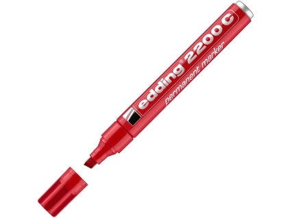Permanentní popisovač Edding 2200, červený