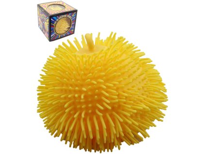 Míček velký střapatý 16cm s třásněmi na baterie Světlo 3 barvy