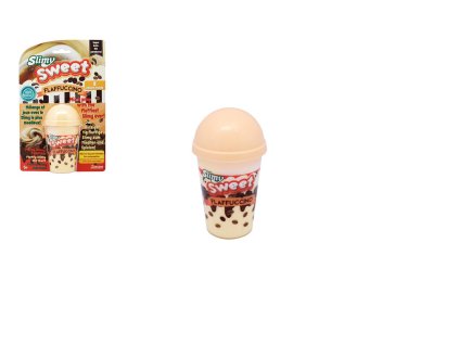 Sliz - hmota Slimy Sweet Flaffuccino 120 g v kelímku na kartě 15x23,5x7cm