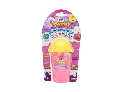 Sliz - hmota Slimy Sweet Galaxylatte 140 g v kelímku na kartě 11x20x7cm