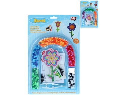 Zažehlovací korálky kytička holčičí kreativní sada 2 druhy