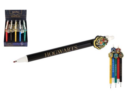 Tužka/pero gumovací Harry Potter 15cm plast 6 druhů 30ks v boxu