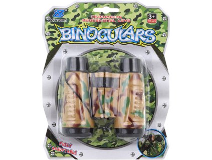 Dalekohled army dětaký béžový vojenský maskáč plast