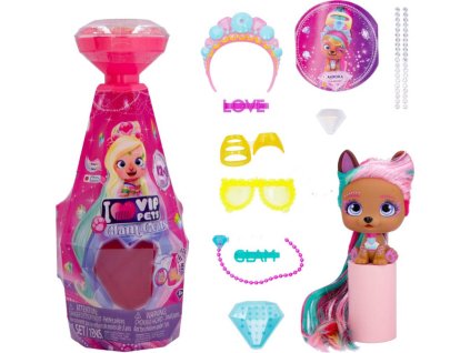 VIP Pets Glam Gems S5 mazlíček pejsek s doplňky s překvapením