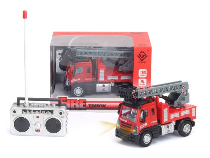 RC Auto požární na vysílačku na baterie 1:64 Světlo