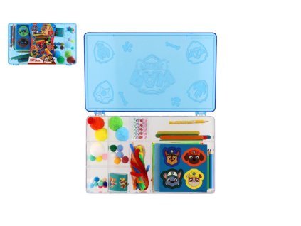 Kreativní sada Tlapková patrola/Paw patrol v plastovém kufříku 28x17x5cm
