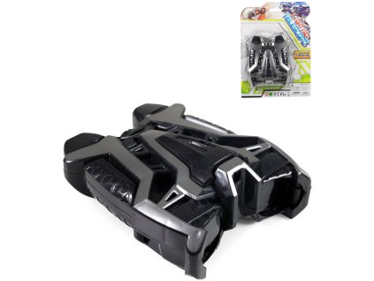 Dalekohled dětský plastový triedr černý na baterie Světlo