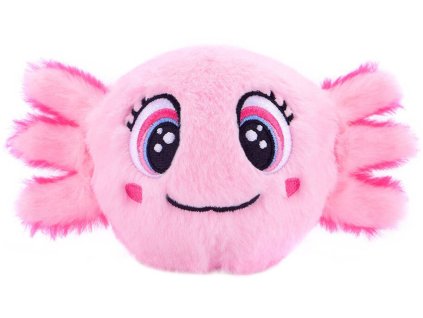 PLYŠ Bouncibles axolotl Bubbles 8cm plyšák skákací míček 2v1