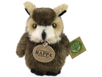 PLYŠ Pták Sova (Výr) 13cm Eco-Friendly *PLYŠOVÉ HRAČKY*