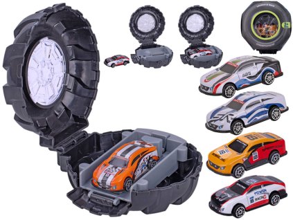 Auto sportovní kovové volný chod vystřelovací z pneumatiky 5 druhů