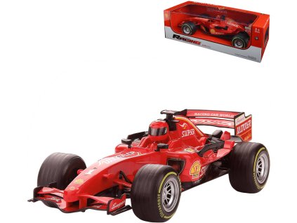 Auto závodní formule červená na setrvačník na baterie Zvuk