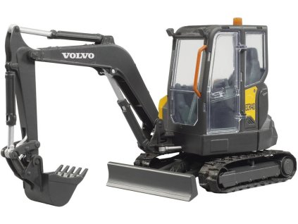 BRUDER 02465 Minibagr rypadlo Volvo ECR40 1:16 plast