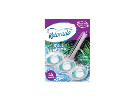 kolorado roll aroma three phase toilet block green vetiver 51 g