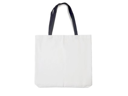 Taška pro potisk Aura - bílá, s černými uchy