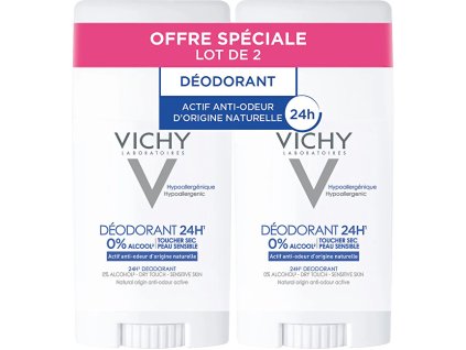 Vichy Sada tuhých deodorantů 24 h proti pocení  2 x 40 ml