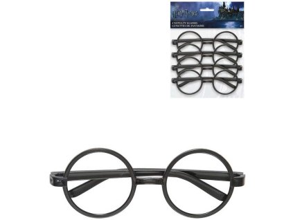 KARNEVAL Brýle Harry Potter set 4ks plast *KARNEVALOVÝ DOPLNĚK*