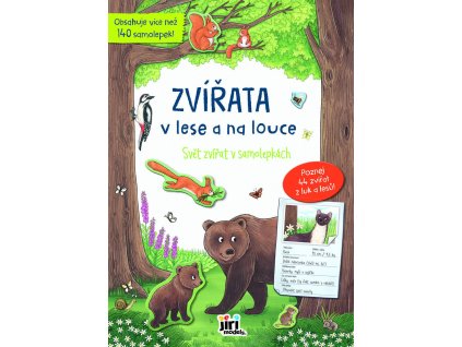 JIRI MODELS Svět zvířat v samolepkách Zvířata v lese a na louce