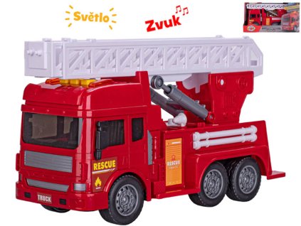 Auto hasiči s žebříkem se světlema zvukem