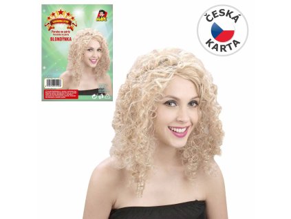KARNEVAL Paruka blond vlasy