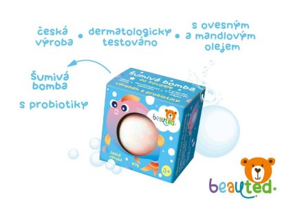 Bomba šumivá do koupele s probiotiky