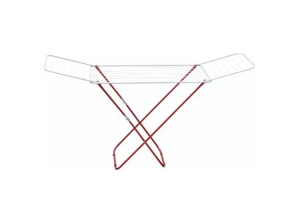 SUŠÁK NA PRÁDLO KOVOVÝ ČERVENÝ TIDY HOME