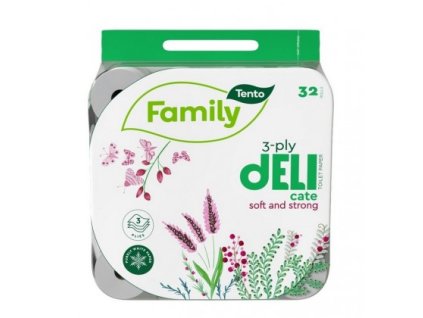 Tento Family Delicate toaletní papír 3vrstvý 32 ks