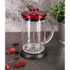BERLINGERHAUS Konvička na čaj a kávu French Press 600 ml  Burgundy Metallic Line BH-1497