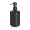 KELA Dávkovač mýdla Leonie keramický černý 20,0 cm 8,5 cm  500,0 ml KL-23699