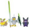 Pokémon Battle figurka set 3ks na kartě různé druhy plast