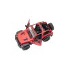 Auto Kinsmart Jeep Wrangler 2018 otevřená střecha 12cm kov/plast 4 barvy na zpětné nat. 12ks v boxu