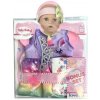 MAC TOYS Šaty pro panenku 40-43cm víla set s plínou a dudlíkem Duhová