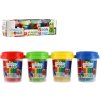 Modelína 4x 55g barevná modelovací hmota set 4ks v kelímku 4 druhy