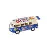 Autobus Kinsmart VW Classical kov/plast 13cm na zpětné natažení 4 barvy 12ks v boxu