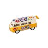 Autobus Kinsmart VW Classical kov/plast 13cm na zpětné natažení 4 barvy 12ks v boxu