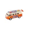 Autobus Kinsmart VW Classical kov/plast 13cm na zpětné natažení 4 barvy 12ks v boxu