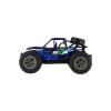 Auto RC buggy terénní modré 22cm plast 2,4GHz na baterie + dobíjecí pack v krabici 32x16x18cm