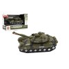 Tank plast 20cm na setrvačník na baterie se světlem se zvukem v krabici 24x16x11cm