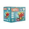 Bublifuk lokomotiva + náplň plast 18cm na baterie se zvukem se světlem v krabičce 19x14x11,5cm