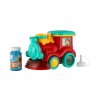 Bublifuk lokomotiva + náplň plast 18cm na baterie se zvukem se světlem v krabičce 19x14x11,5cm