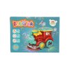 Bublifuk lokomotiva + náplň plast 18cm na baterie se zvukem se světlem v krabičce 19x14x11,5cm