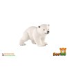 Medvěd lední mládě zooted plast 6cm