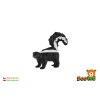 Skunk pruhovaný zooted plast 5cm