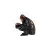 Šimpanz učenlivý samice s mládětem zooted plast 5cm
