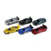 Auto závodní 6ks kov/plast 8cm na volný chod v krabičce 10,5x27x4cm
